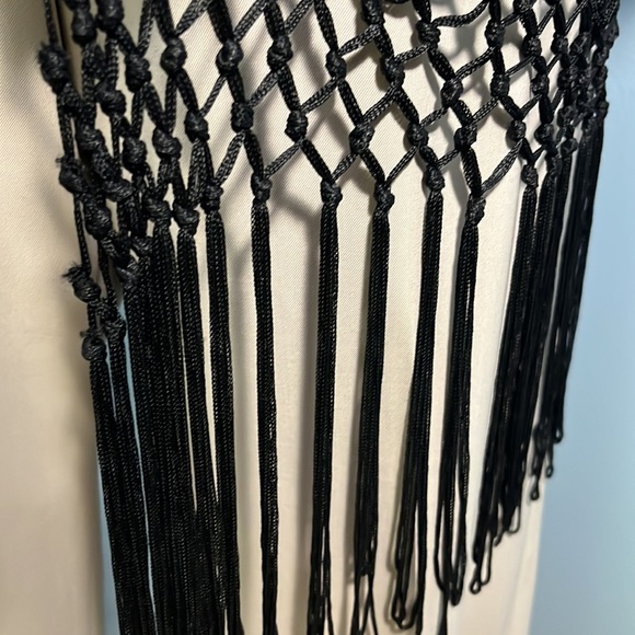 Chloe Oliver Embroidered Fringed Kimono - Picture 2 of 13